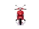 Mamido Detský elektrický skúter Vespa 2x45W červený