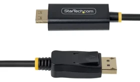StarTech DisplayPort - HDMI kábel čierna / 4,5 m / Aktívny / 4K60Hz (15F-DP-HDMI-4K60-GR)