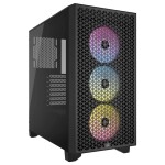 Corsair 3000D Airflow RGB čierna / ATX / 2x USB 3.2 / 3x 120mm / bez zdroja / priehľadná bočnica (CC-9011255-WW)