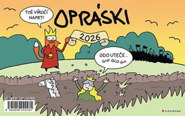 Opráski 2026 - kalendář stolní, jaz