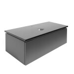 Kúpeľňová skrinka so žulovou doskou SAT Feel 100x30x46 cm antracit mat SATFEEL100ANTZ SATFEEL100ANTZ