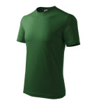 Ťažké unisex tričko fľaša zelená XL