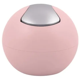 Spirella BOWL MATT mini výklopný odpadkový kôš 1 L matný ružový / plast (7610583208583)