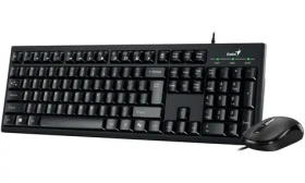 Genius KM-100SE čierna / Drôtový set / Copilot / USB / CZ+SK layout (31330009403)