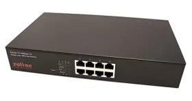 Roline Switch 8x 10/100 PoE+ / Switch / 8- Port / 100 Mbps / PoE+ (21.13.1191)