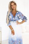Dámske šaty 605-1 - Numoco basic světle modrá Univerzální