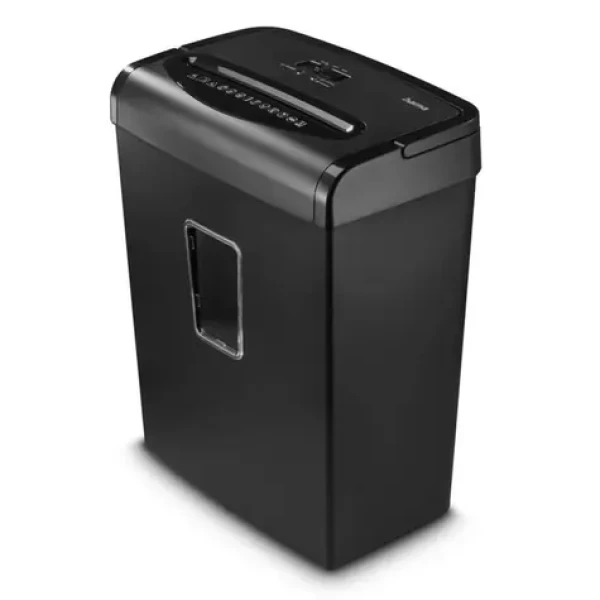 HAMA Prime M80 čierna / skartovačka / micro rez / 8 listov / bezpečnostná úroveň P5 T5 E4 (50589)