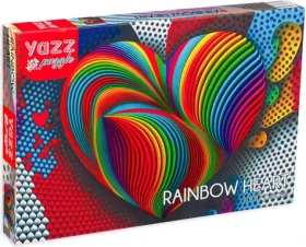 YAZZ Puzzle Dúhové srdce