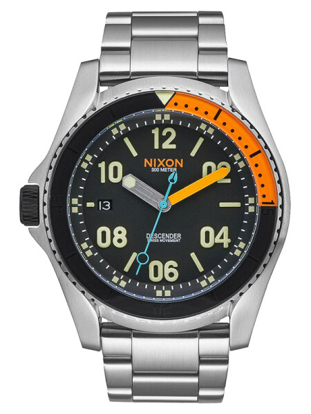 Nixon DESCENDER BLACKMULTI pánske hodinky analógové