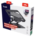 Trust Zeff Metal čierna / Stojan pre notebook / 16" / nastaviteľná výška / nosnosť 10 kg (25482)