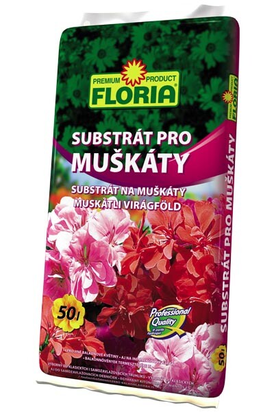 AGRO FLORIA Substrát pre muškáty 50 l