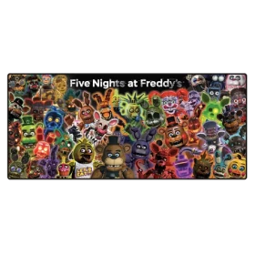 Pyramíd Five Nights at Freddy's Glow Montage / Herná podložka pod myš / 90 x 40 cm (GP2501303EPM)