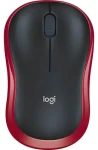 Logitech M185 červená / Myš / bezdrôtová / optická / 1000 DPI / 3 tlačidlá (5099206028845)
