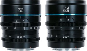 Sirui Sirui Cine Lens Nightwalker S35 Kit 16 & 75mm T1.2 RF-Mount Black