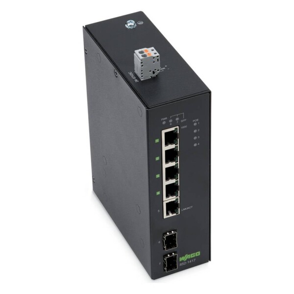 WAGO 852-1417 priemyselný ethernetový switch; 852-1417