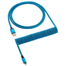 CableMod Classic Coiled Keyboard Cable Micro-USB - USB-A 1.5m Spectrum Blue / Kábel pre klávesnicu (CM-CKCA-MLB-KLB150KLB-R)