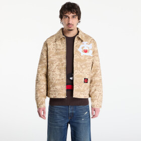 Bunda Billionaire Boys Club Icecream Snakeskin Quilted Work Jacket Light Brown XL