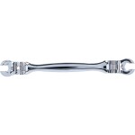 KSTOOLS® 518.0527 Otvorený dvojitý očkový kľúč, s dvojitým kĺbom, 8x9 mm; 518.0527