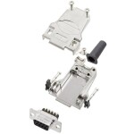 Amphenol L17DTZF25-RG+L77DB25SST sada D-SUB zásuvková lišta 180 ° Pólov: 25 skrutkovací 1 ks; L17DTZF25-RG+L77DB25SST