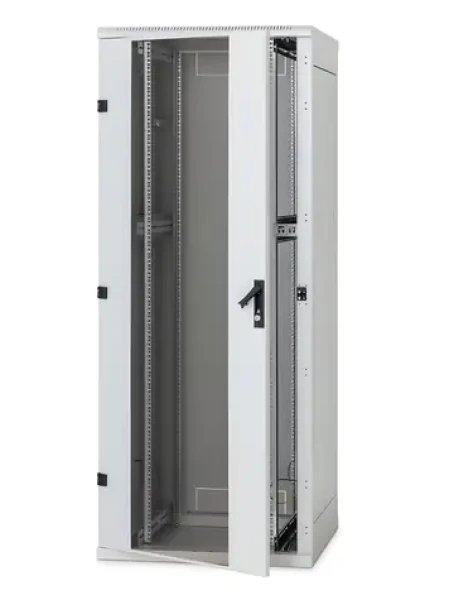 Triton 19" rozvádzač stojanový sivý / 47U/800x1200 / nosnosť 800 kg / sklenené dvere (RMA-47-A82-CAX-N1)