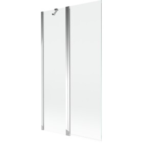 MEXEN - Mist vaňová zástena FIX 100 x 150, transparent, chróm 8A9-100-011-01-00