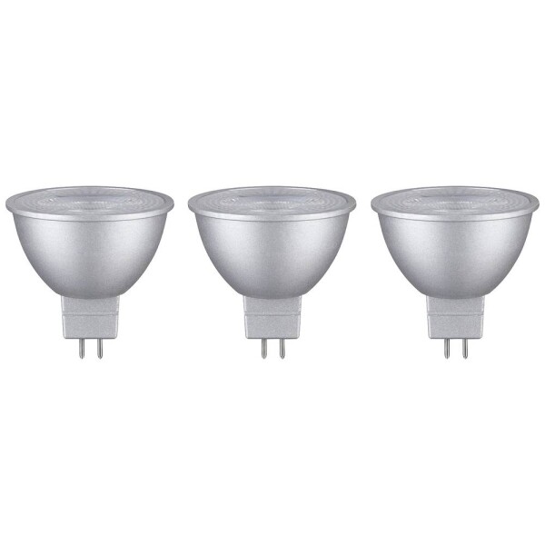 Paulmann 28914 LED En.trieda 2021 G (A - G) GU5.3 klasická žiarovka 6 W teplá biela (Ø x v) 50 mm x 48 mm 3 ks; 28914