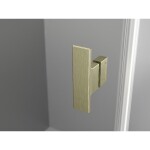 MEXEN/S - Mist HT sprchový kút dvere krídlové ľavá 95 x 100, transparent, zlato kartáčovaná 8A5T-095-100-55-00-L