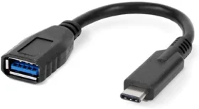 OWC adaptér USB-C na USB-A čierna / 1x USB-C (M) / 1x USB-A 3.1 Gen1 (F) / dĺžka 14cm (OWCTCCADPU3)