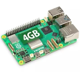 Raspberry Pi 5 - 4GB RAM / 64bit / 2,4 GHz / 2x4Kp60 / microHDMI (Raspberry-PI-5-4GB)