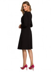 Dámske šaty S325 Black - Stylove XL černá