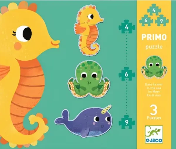 DJECO Puzzle V mori 3v1