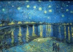 ENJOY Puzzle Vincent Van Gogh: Hviezdna noc NAD Rhonou