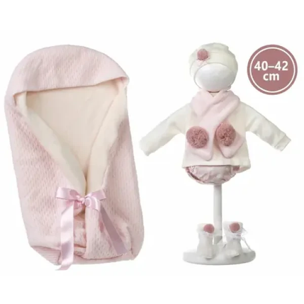 Llorens M738-62 oblečok pre bábiku bábätko NEW BORN veľkosti 40-42 cm