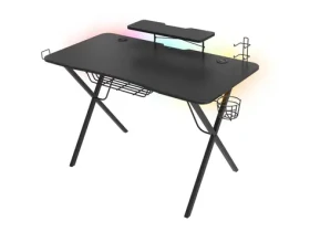 Genesis Holm 300 RGB / Herný stôl / čierny / D: 120cm / Š: 60cm / V: 75cm (NDS-1550)