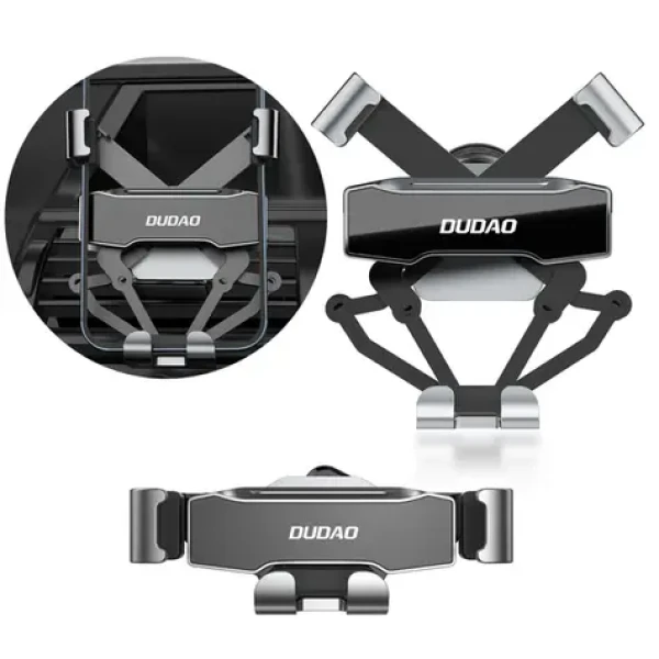 Dudao Gravitačný držiak na telefón do auta F11Pro / na ventilačnú mriežku / čierna (82315)