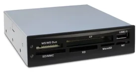 Inter-tech CI-02 čierna / Čítačka pamäťových kariet / USB 2.0 / interná / 3,5" (88884088)