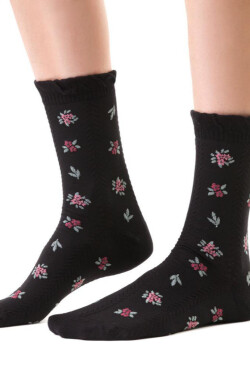 Dámske ponožky - Planéta Zem 017 černá 38-40