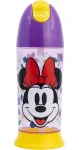 STOR Fľaša na pitie Minnie Mouse 280 ml / Bezpečnostná zátka / Slamka / Bez bisfenolu a ftalátov (81235)