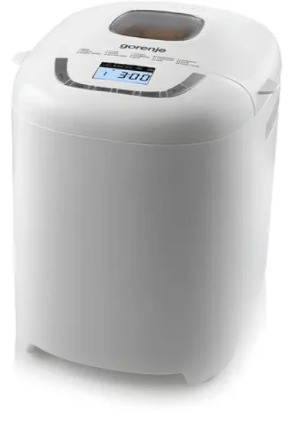 Gorenje BM910WII biela / Domáca pekáreň / 550 W / 0,9 kg / 15 programov / LCD (3838782069758)