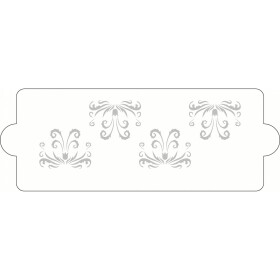 Stencil na tortu 34x12 cm Barocco - Martellato - Martellato