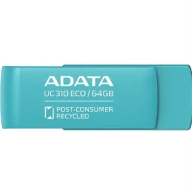 ADATA UC310 ECO 64GB zelená / USB 3.2 Type A / čítanie: 100MBps (UC310E-64G-RGN)