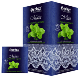HERBEX Mäta z myjavských kopaníc nálevové vrecúška 20 x 1,5 g