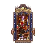 Robotime 3D skladačka Zarážka na knihy Miniatúra domčeka Kútik kúzelnej fantázie