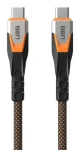 UAG SRGE Dátový a nabíjací kábel USB-C(M) - USB-C(M) 240W 0.75m čierno-oranžová / USB 3.2 (9B4415114097)