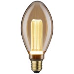 Paulmann 28878 LED E27 sviečkový tvar 3.5 W = 17 W zlatá (Ø x v) 75 mm x 164 mm 1 ks; 28878