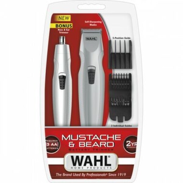 Wahl 5606-308 Mustache amp; Beard Combo / zastrihávač fúzov / šírka čepele: 30 mm / min. 0.5mm / 3x AA (WHL-5606-308)