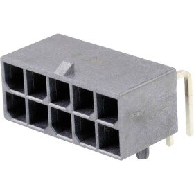Molex vstavaná zásuvková lišta (štandardná) Počet pólov 10 Raster (rozteč): 5.7 mm 1720640010 1 ks Tray; 1720640010