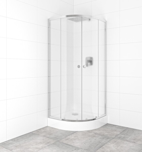 SAT - Set sprchovacieho kúta a vaničky, štvrťkruh 80x80 cm Multi Basic SIKOBKMUS80CRCH SIKOBKMUS80CRCH