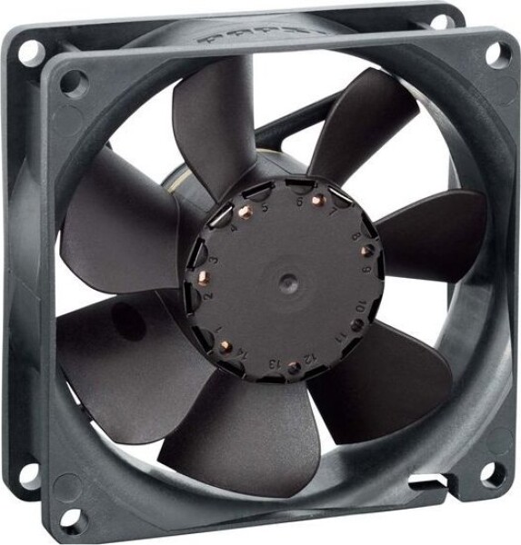 Papst EBM Papst 8412 NLE Axiallüfter 12 V/DC 33 m³/h (L x B x H) 80 x 80 x 25 mm (9292506263)
