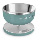 SMEG KSC01EGMWW smaragdová zelená / Kuchynská váha / miska 1,8 l / do 5 kg / LED displej (KSC01EGMWW)